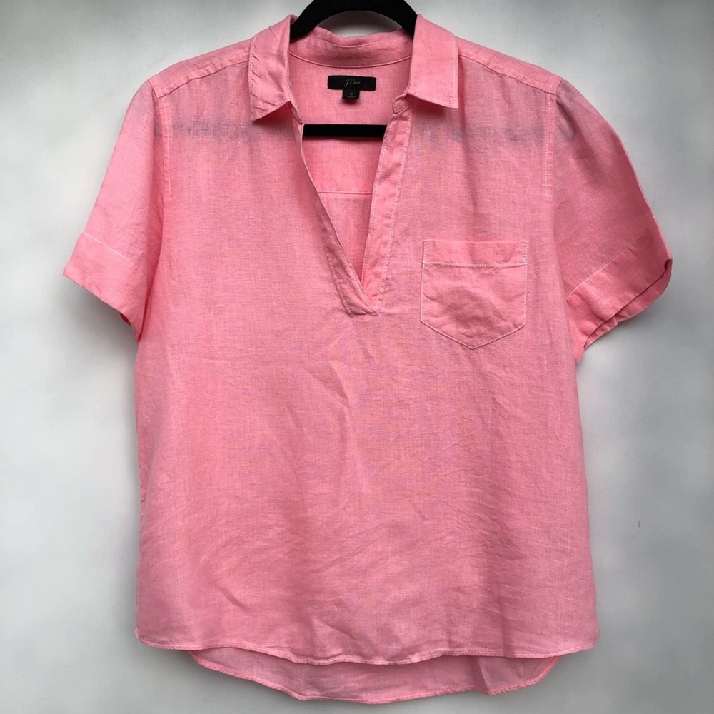 J. Crew 100% Linen Shirt Size S
